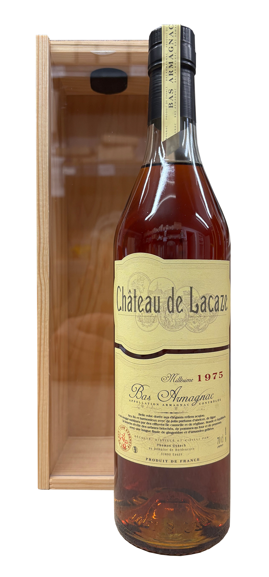 Armagnac 1975 Bas-Armagnac Chateau Lacaze