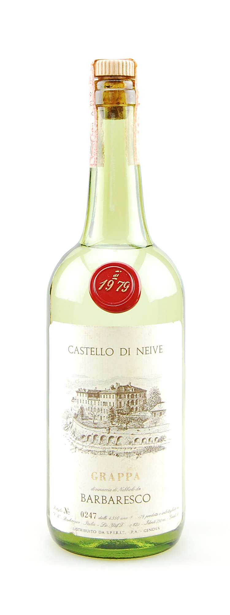 Grappa 1979 di Nebbiolo da Barbaresco Castello di Neive