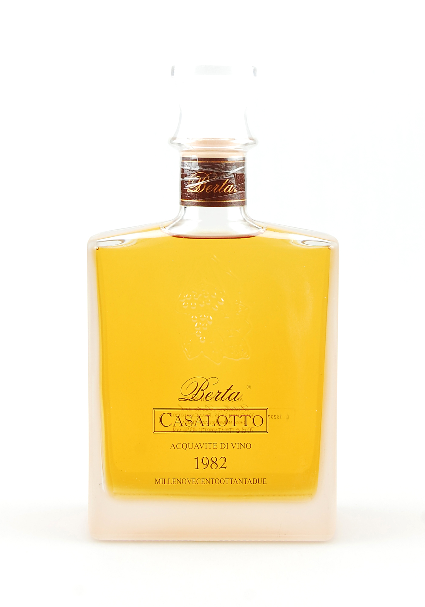 Grappa 1982 Acquavite di Vino Berta Casalotto