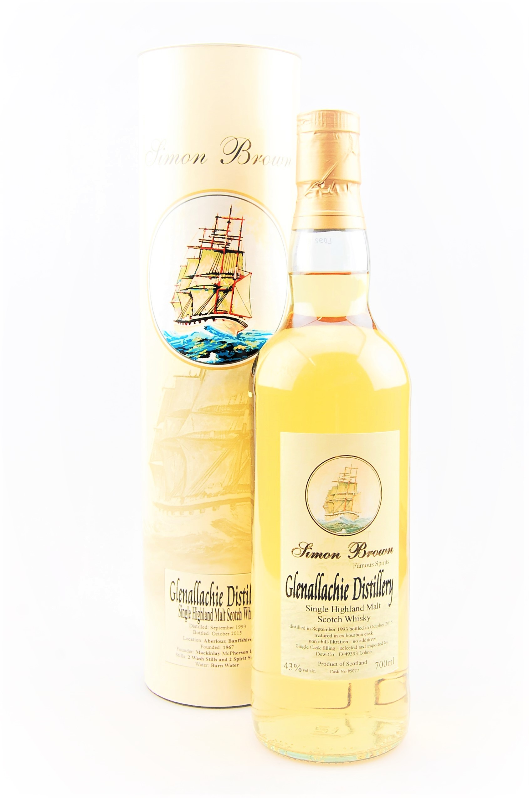 Whisky 1993 Glenallachie Single Highland Malt