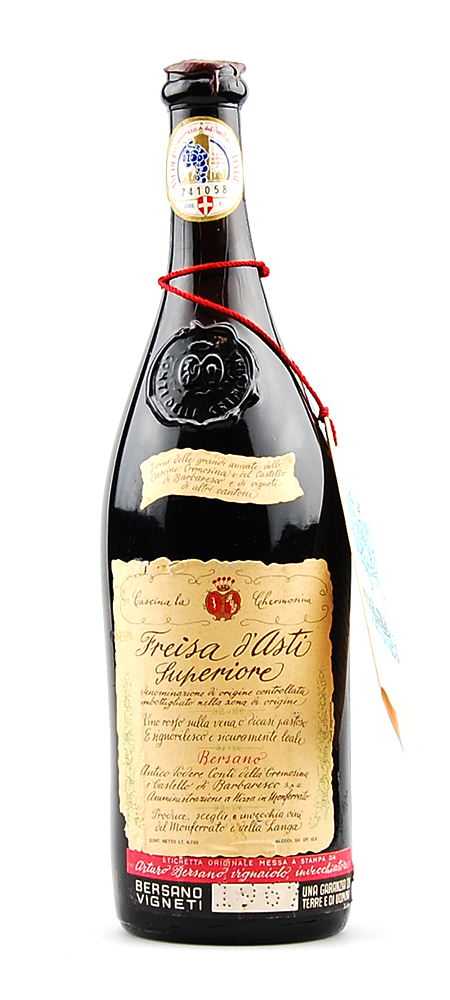 Wein 1967 Freisa d-Asti Superiore Bersano