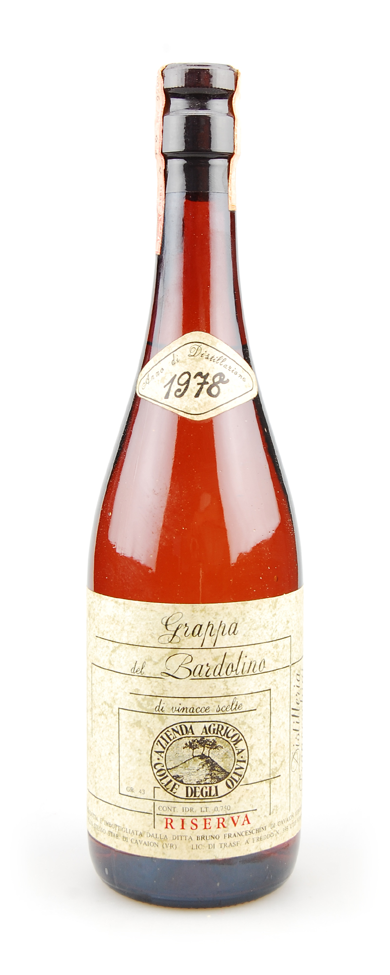 Grappa 1978 del Bardolino RISERVA Franceschini