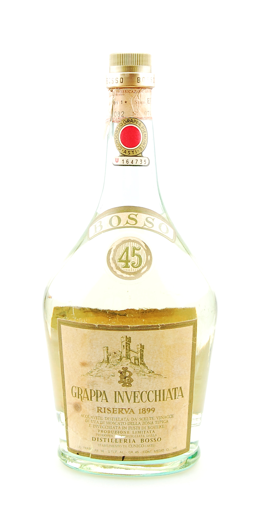 Grappa 1899 Bosso Invecchiata Riserva Limitata