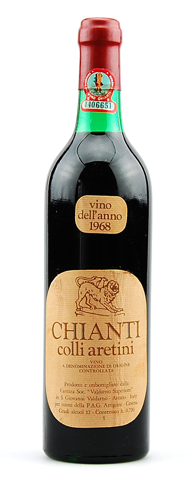 Wein 1968 Chianti Colli Aretini Valdarno