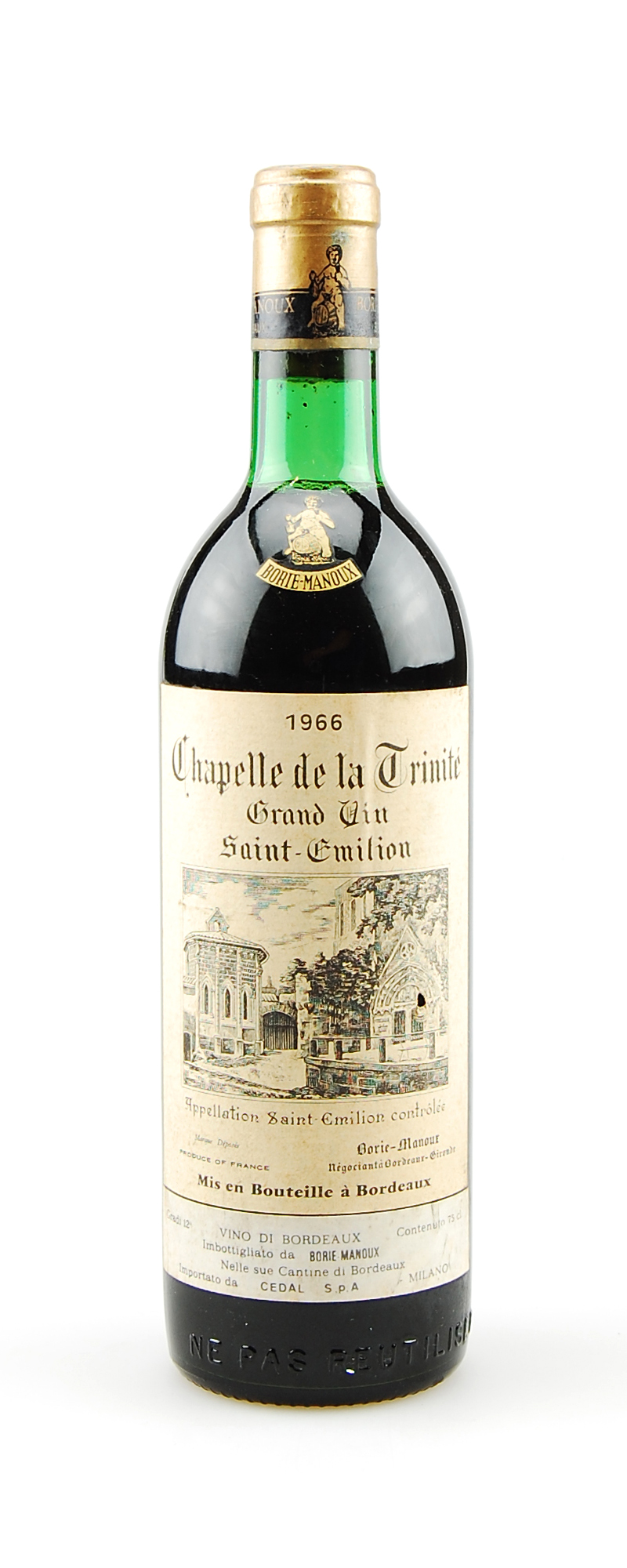 Wein 1966 Chapelle de la Trinite Saint-Emilion