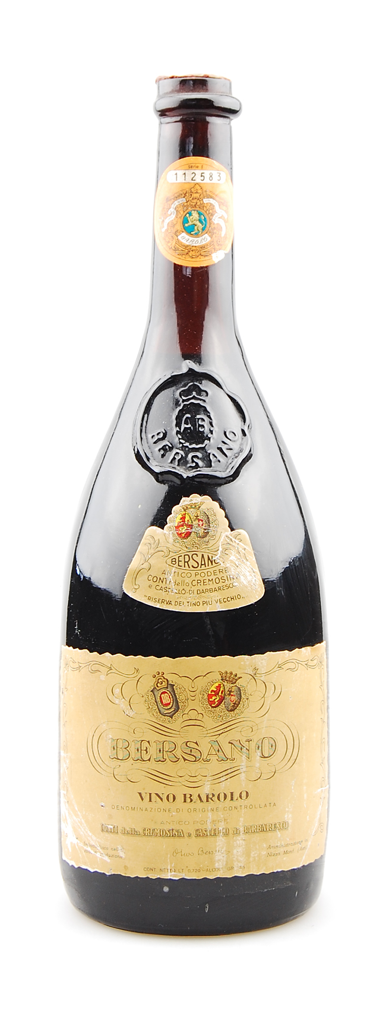 Wein 1958 Barolo Bersano Riserva Cremosina