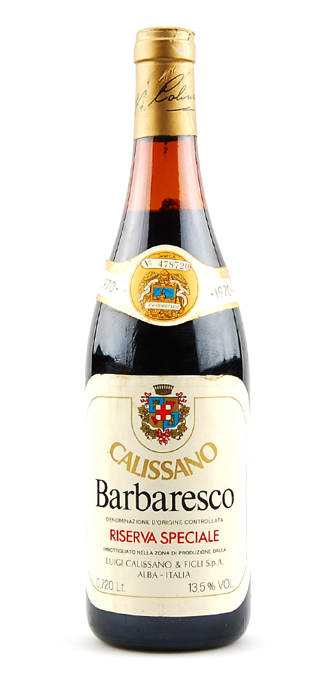 Wein 1970 Barbaresco Calissano Riserva Speciale