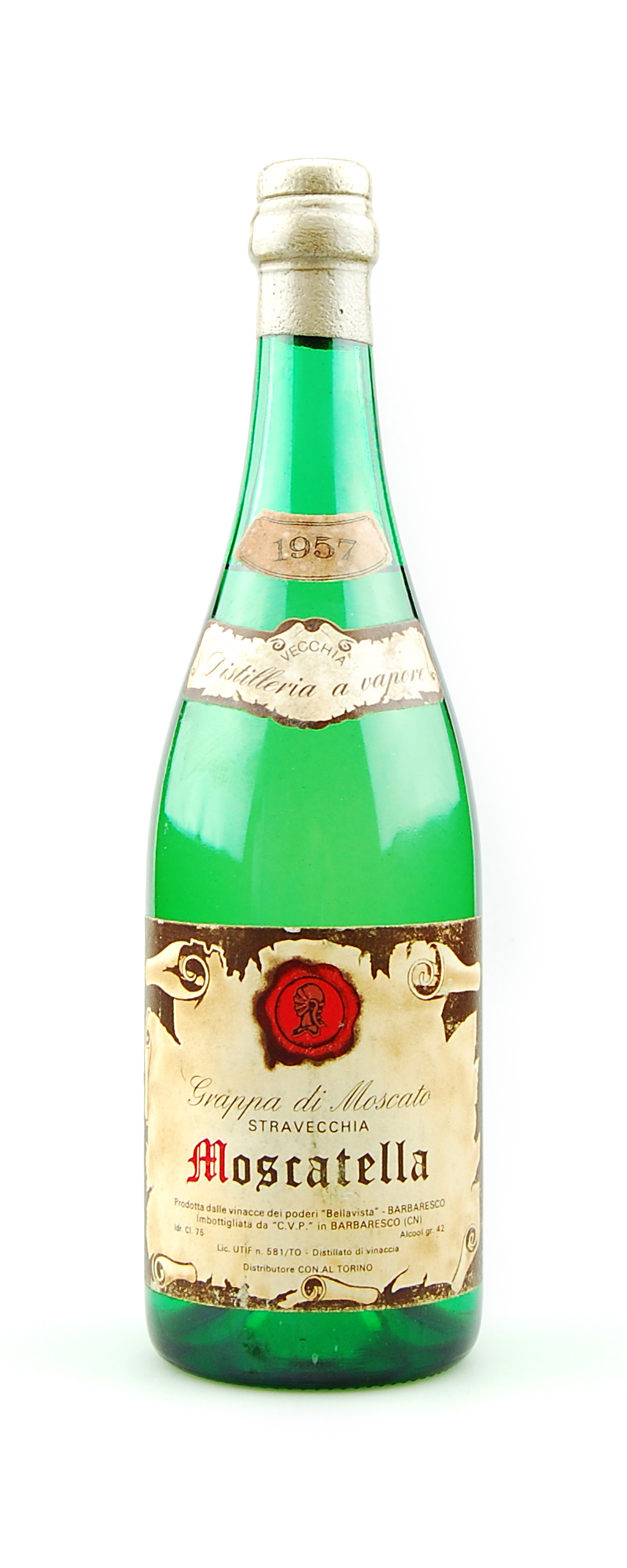 Grappa 1957 di Moscato Stravecchia Moscatella