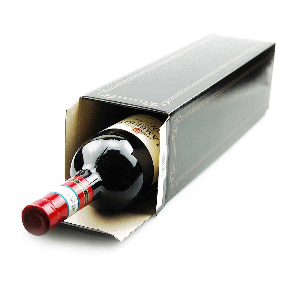 Faltschachtel für 1 Flasche Wein