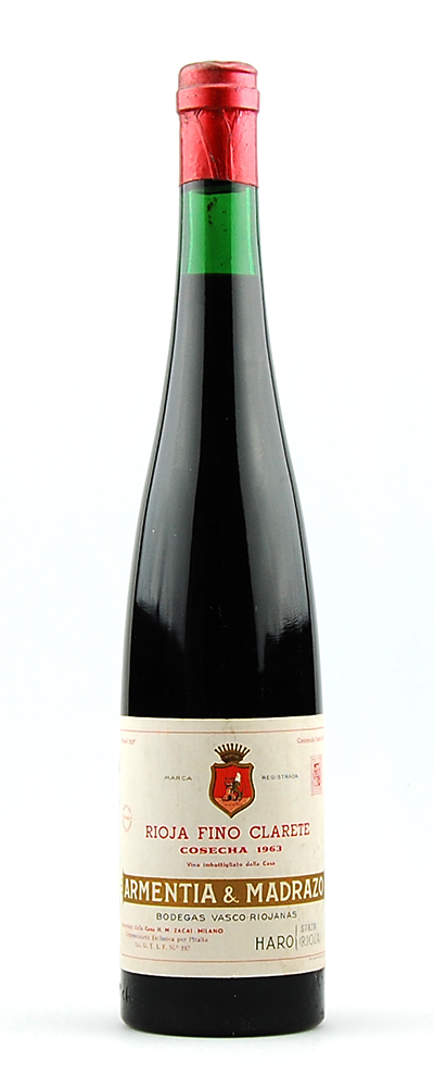Wein 1963 Rioja Fino Clarete Armentia & Madrazo
