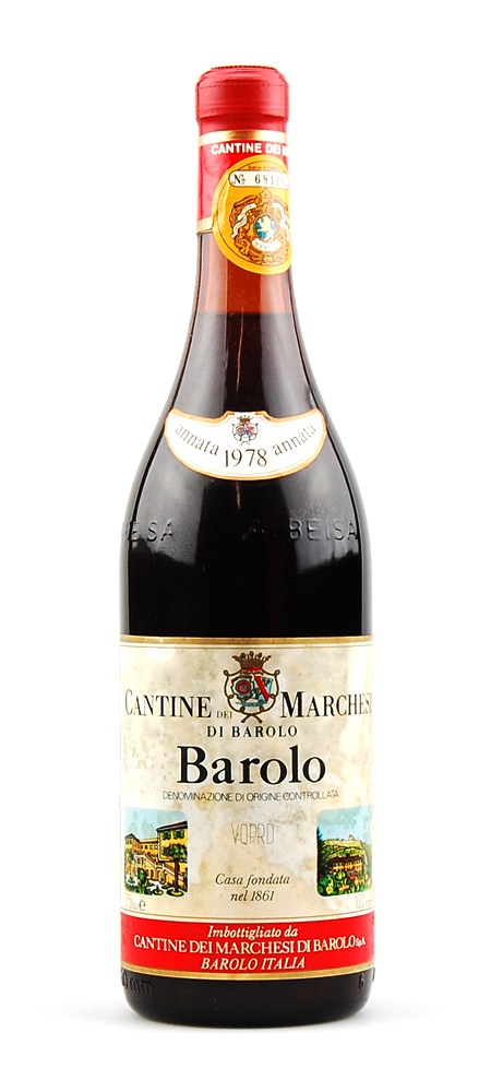 Wein 1978 Barolo Marchesi di Barolo