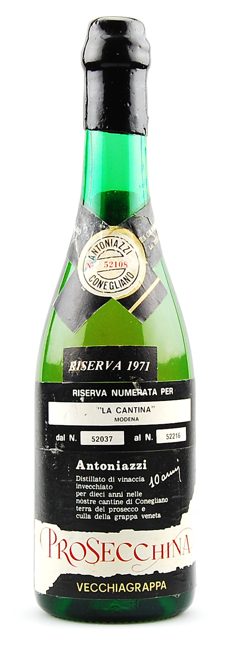 Grappa 1971 Antoniazzi Riserva Grappa di Prosecco