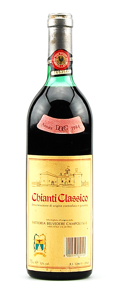 Wein 1984 Chianti Classico Fattoria Belvedere Campoli