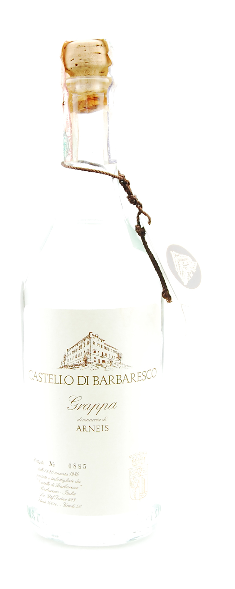 Grappa 1986 Arneis Castello di Barbaresco