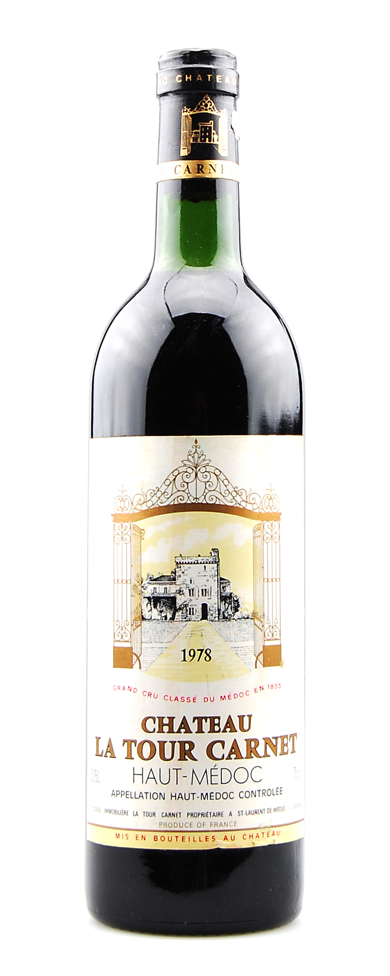 Wein 1975 Chateau La Tour Carnet 4eme Grand Cru Classe