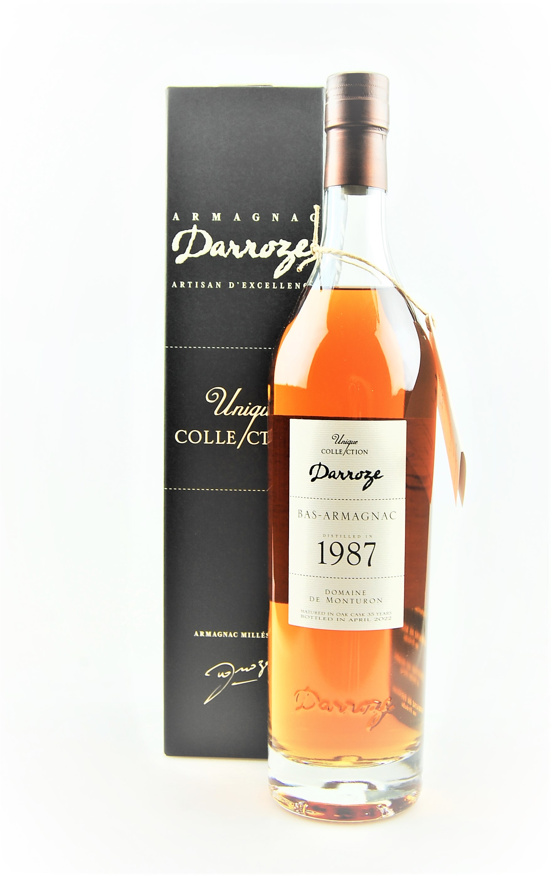 Armagnac 1987 Bas-Armagnac Darroze Domaine de Monturon