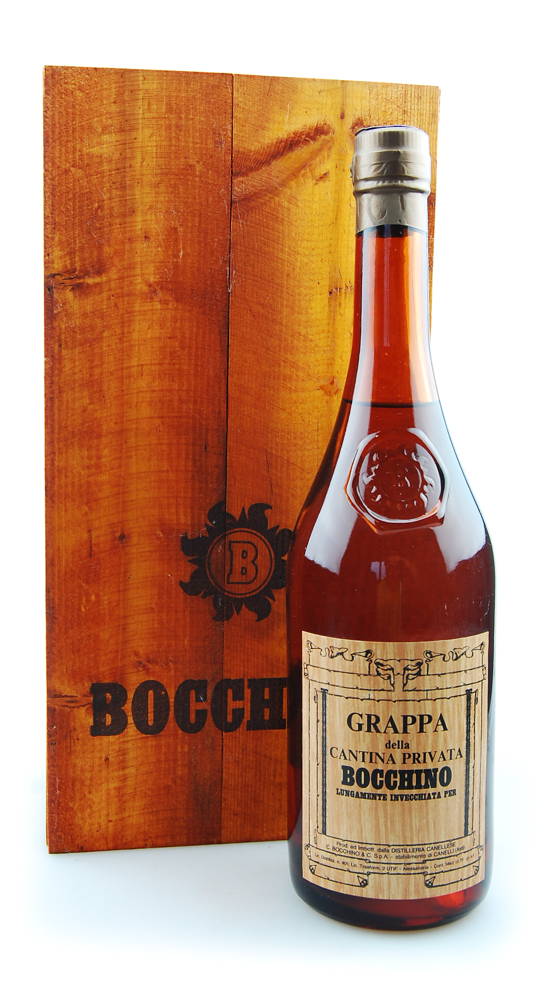 Grappa 1975 della Cantina Privata Bocchino Invecchiata