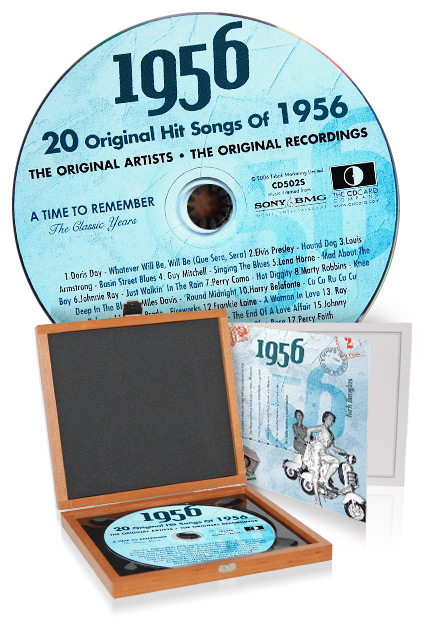 CD 1956 Musik-Hits in Luxusbox