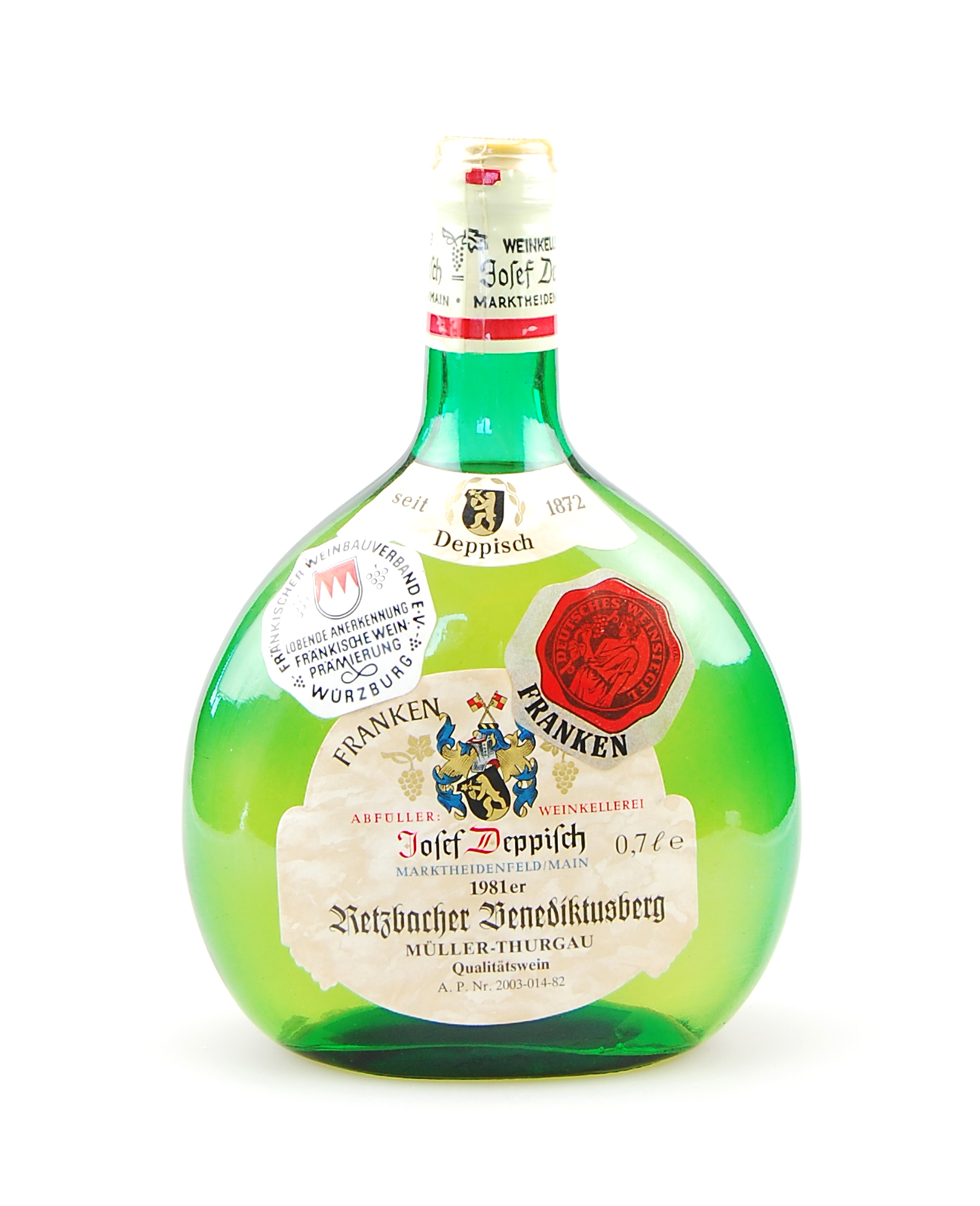 Wein 1981 Retzbacher Benediktusberg Müller-Thurgau