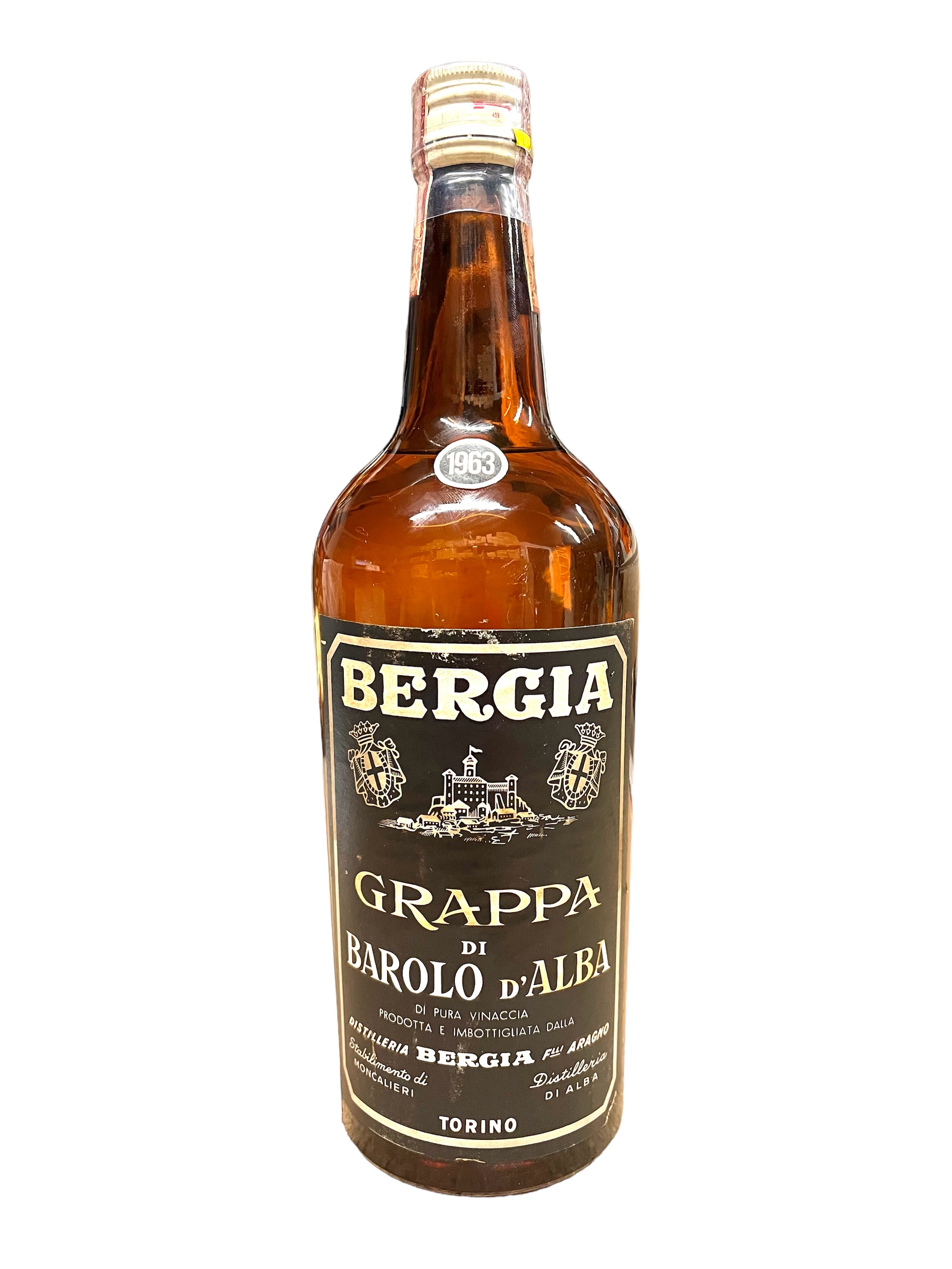 Grappa 1963 di Barolo d´Alba Bergia