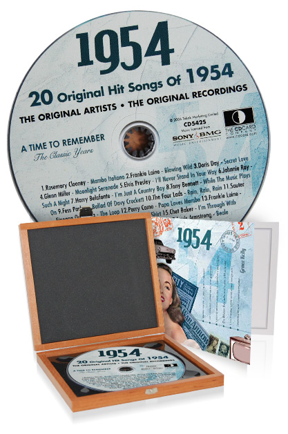 CD 1954 Musik-Hits in Luxusbox