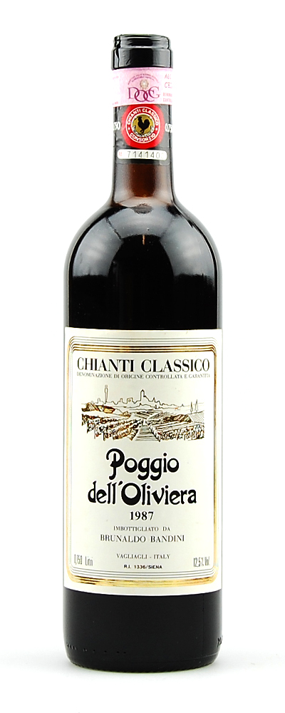 Wein 1987 Chianti Classico Poggio dell Oliviera