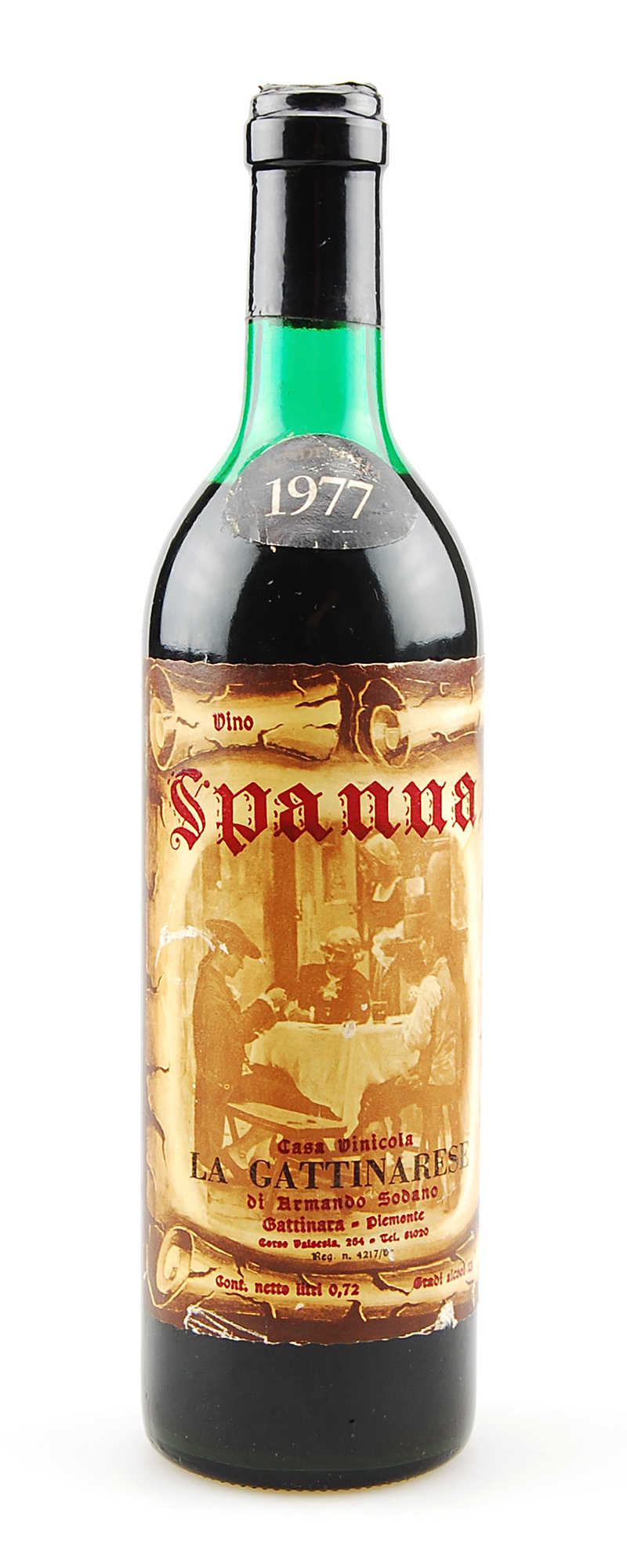 Wein 1977 Spanna La Gattinara di Armando Sodano