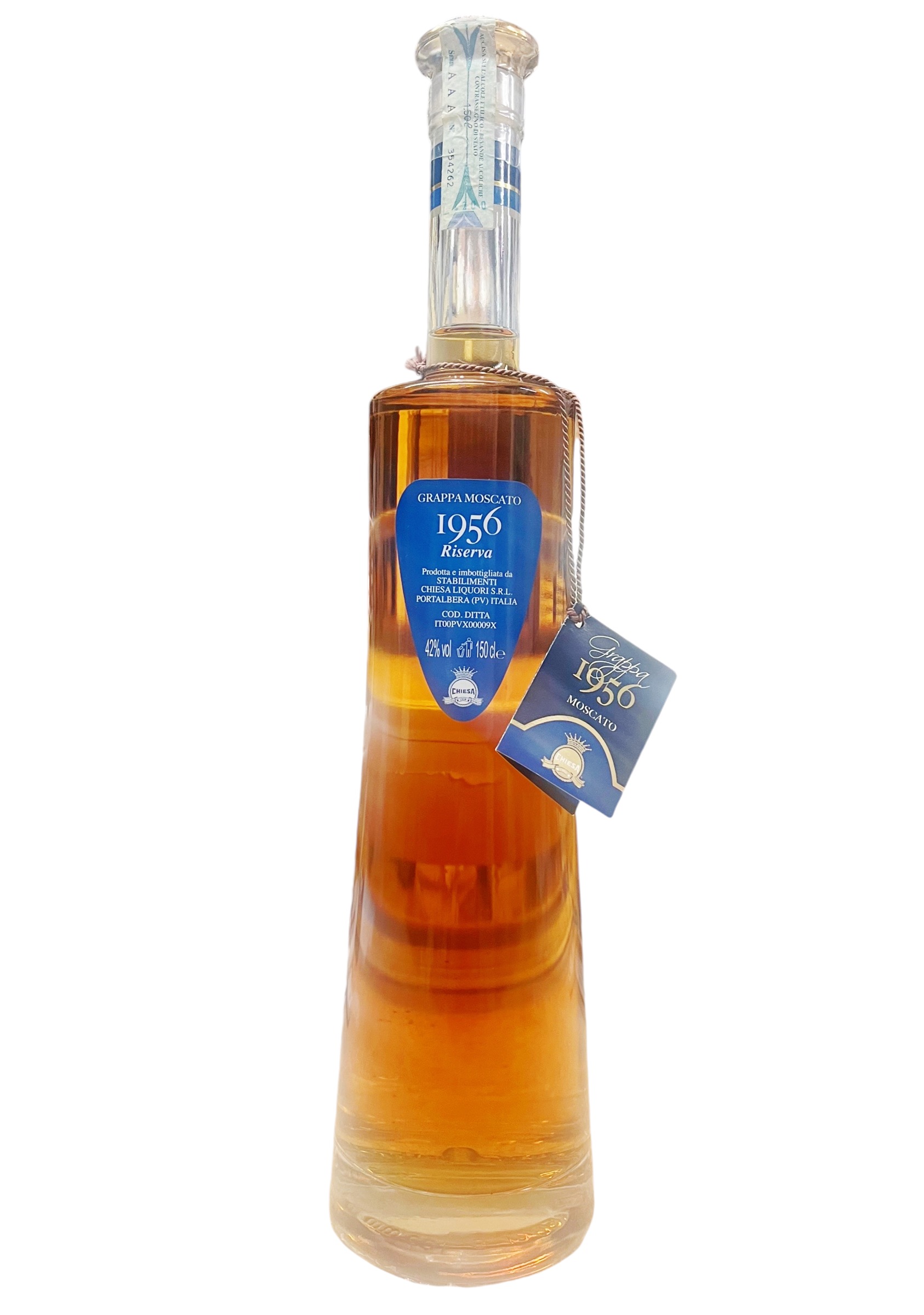 Grappa 1956 di Moscato Riserva Magnum 1,5l Chiesa
