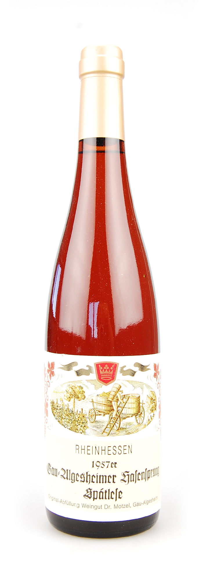 Wein 1957 Gau-Algesheimer Hasensprung Spätlese