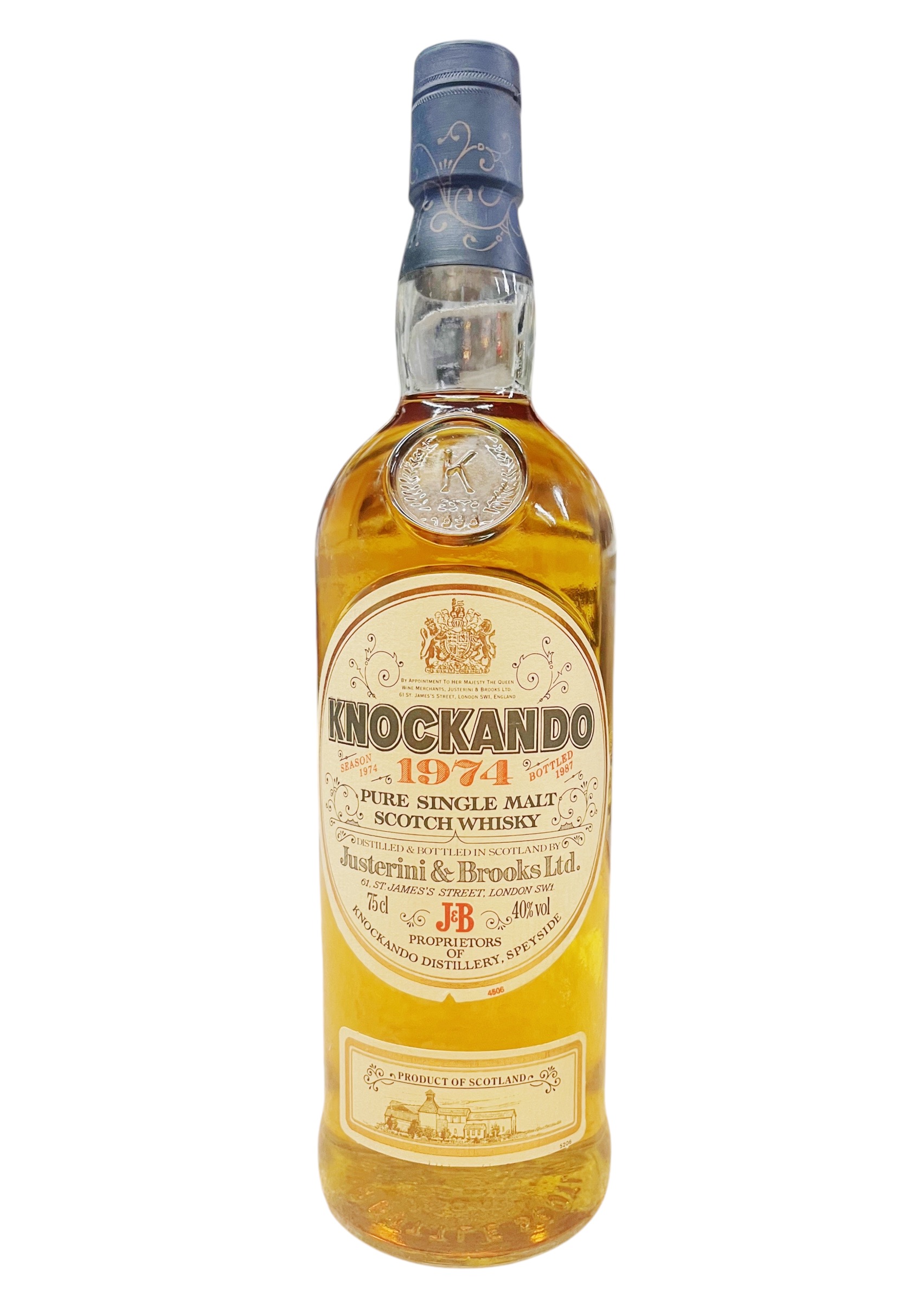 Whisky 1974 Knockando Pure Single Malt Scotch Whisky