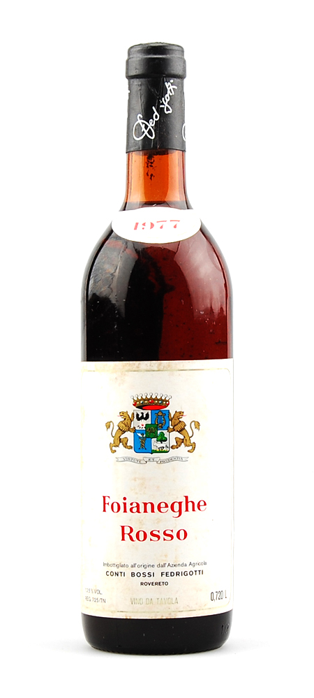 Wein 1977 Foianeghe Conti Bossi Fedrigotti