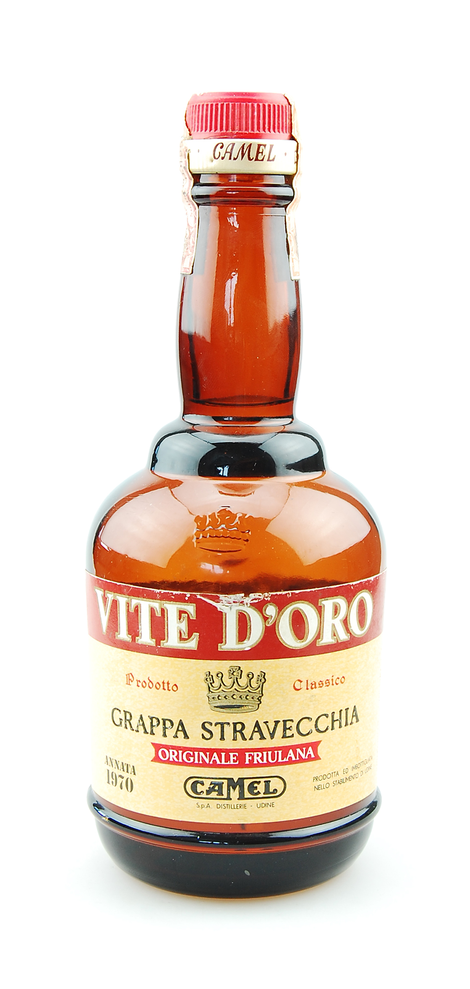 Grappa 1970 Vite d'Oro Camel Stravecchia Friulana