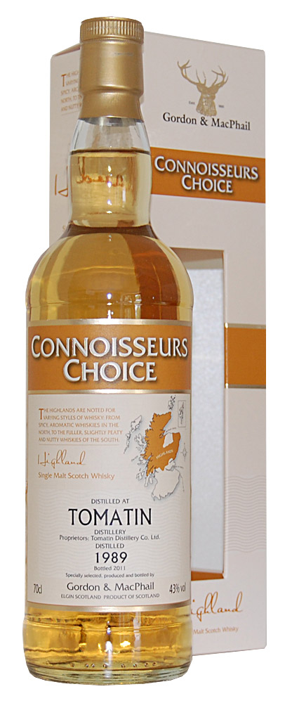 Whisky 1989 Tomatin Single Highland Malt Whisky