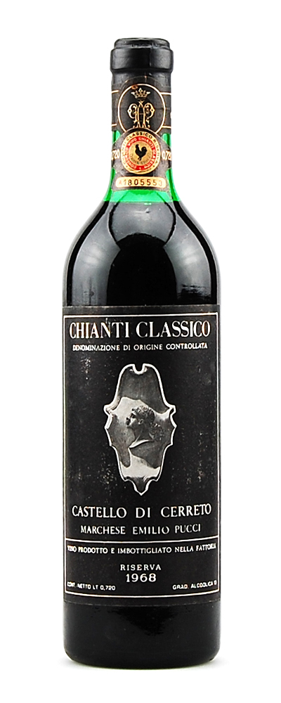 Wein 1968 Chianti Classico Riserva Castello di Cerreto