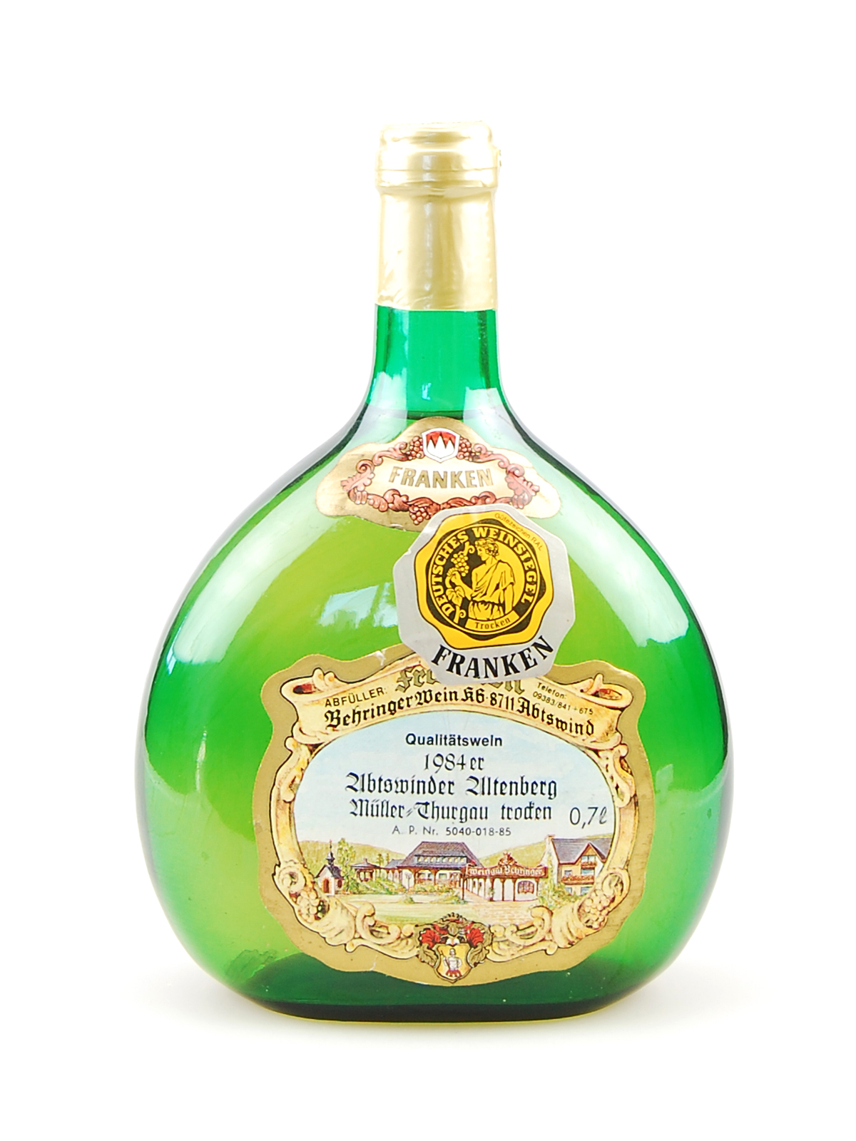 Wein 1984 Abtswinder Altenberg Müller-Thurgau