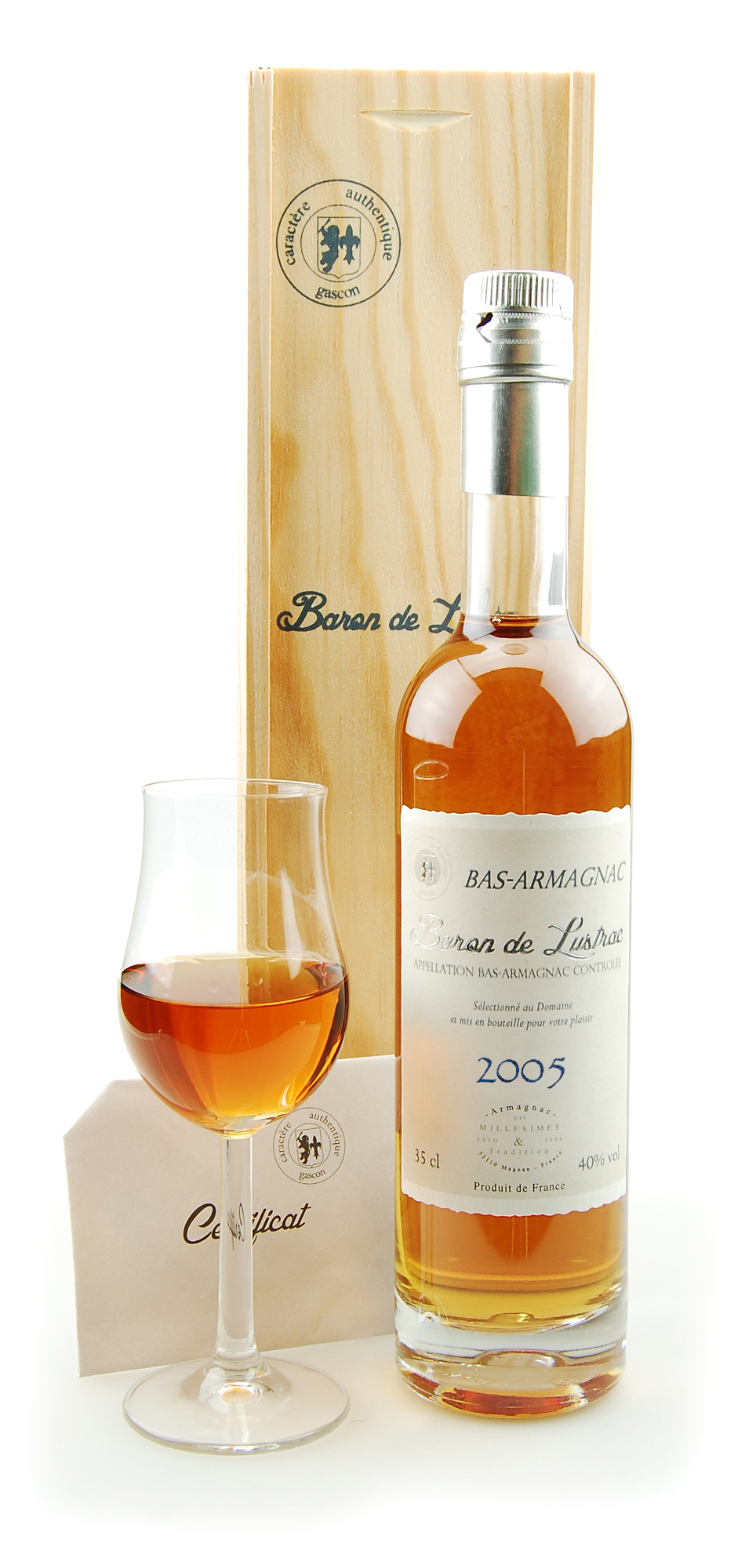 Armagnac 2005 Bas-Armagnac Baron de Lustrac