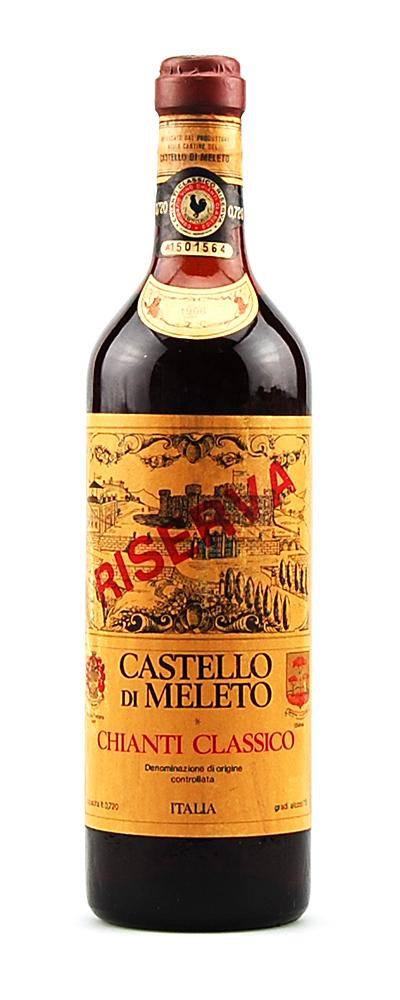 Wein 1968 Chianti Classico Riserva Castello di Meleto