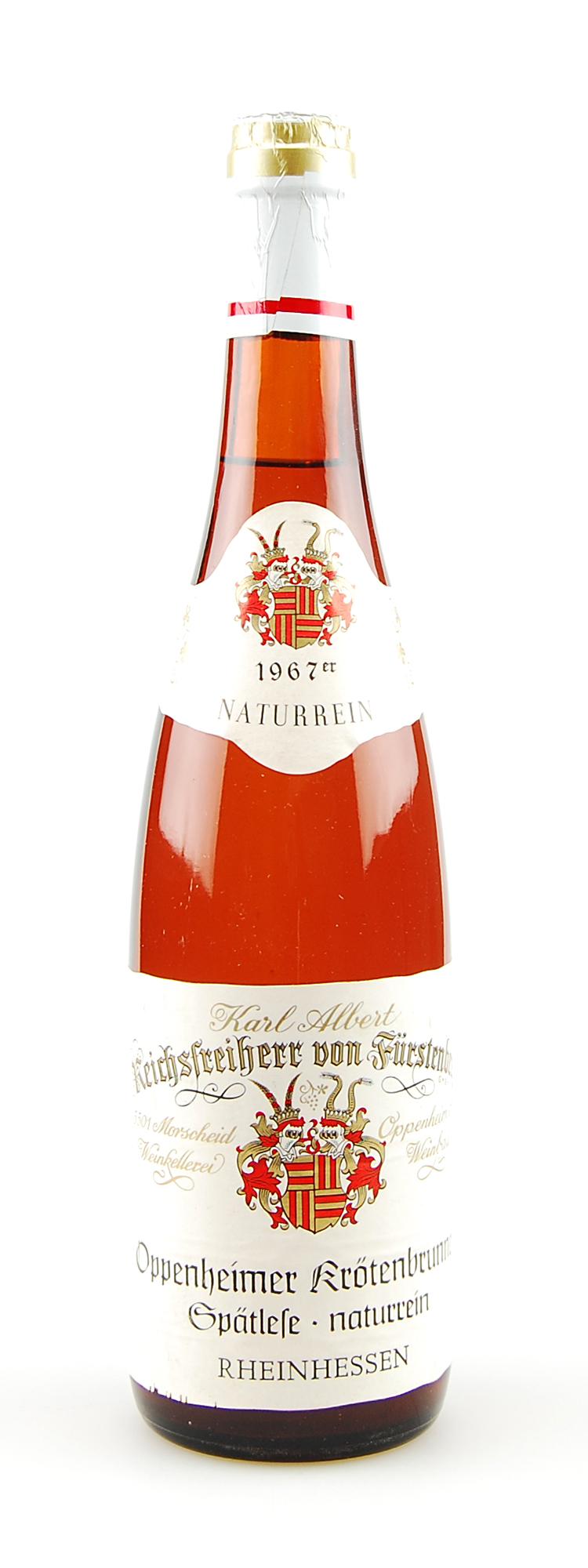 Wein 1967 Oppenheimer Krötenbrunnen Spätlese