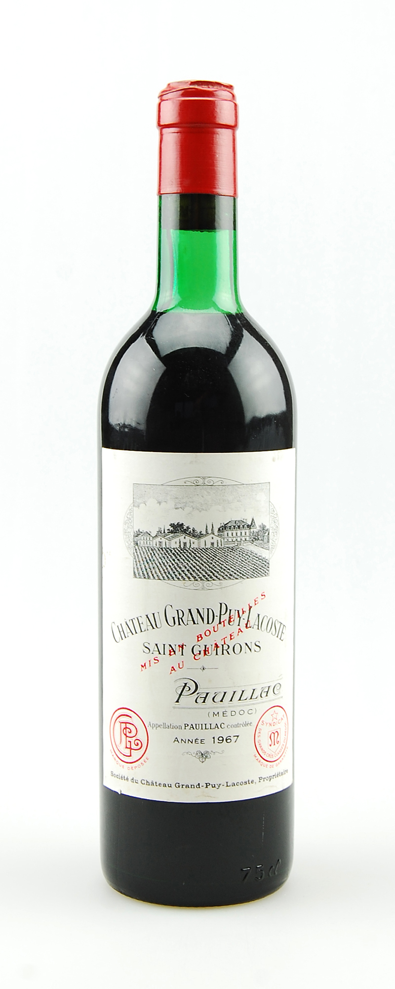 Wein 1967 Chateau Grand-Puy Lacoste 5eme Pauillac