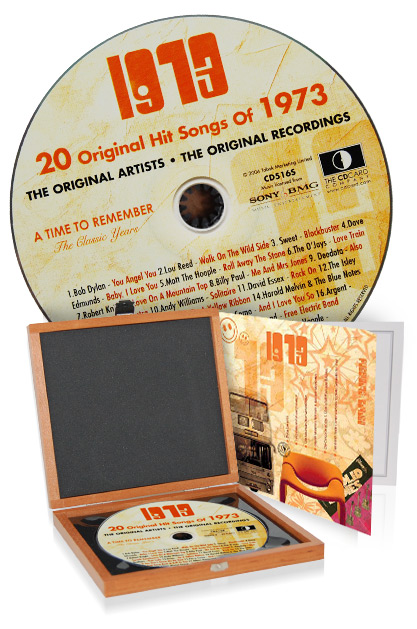 CD 1973 Musik-Hits in Luxusbox