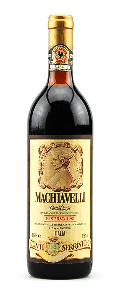 Wein 1981 Chianti Classico Riserva Conti Serristori