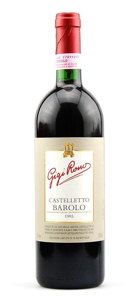 Wein 1993 Barolo Castelletto Gigi Rosso