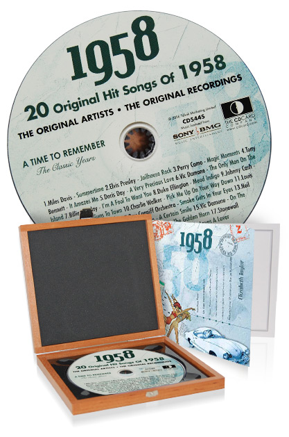 CD 1958 Musik-Hits in Luxusbox