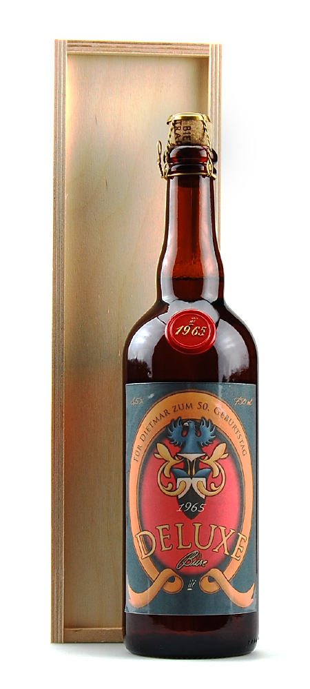 Geburtstagsbier mit Siegel vom Wunsch-Jahrgang