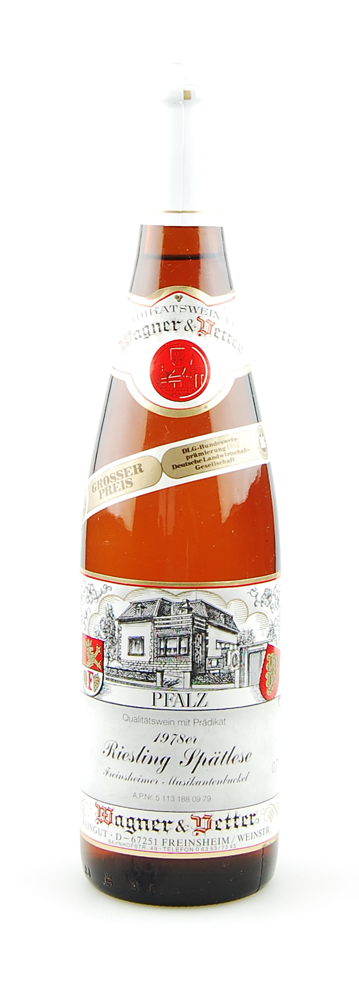 Wein 1978 Freinsheimer Musikantenbuckel Spätlese