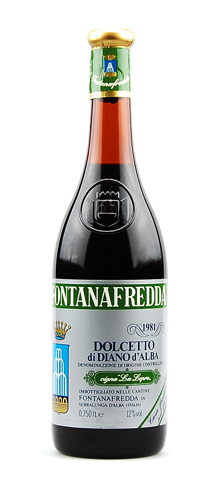 Wein 1981 Dolcetto di Diano d-Alba Fontanafredda