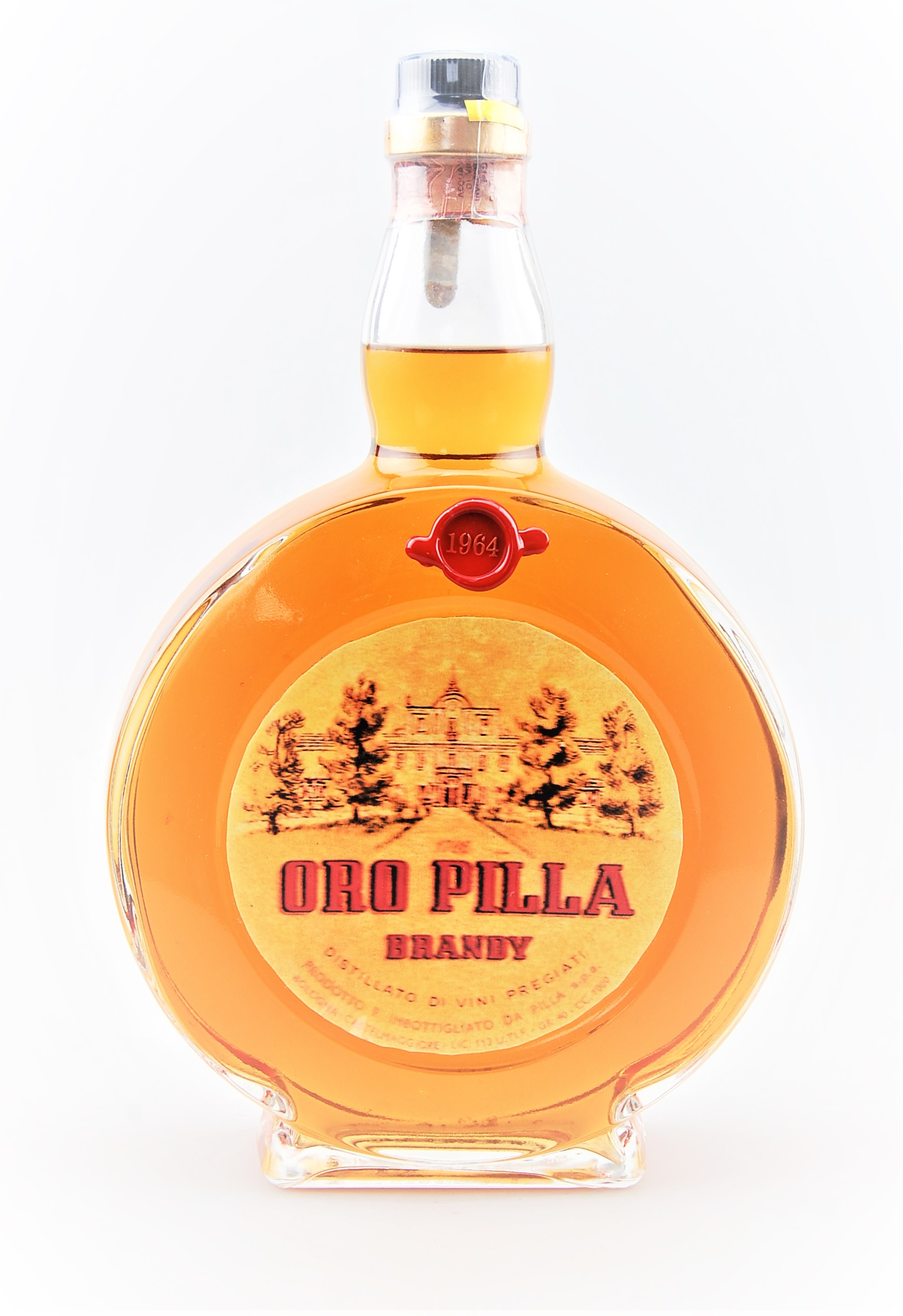 Brandy 1964 Oro Pilla Brandy 7 Jahre gereift
