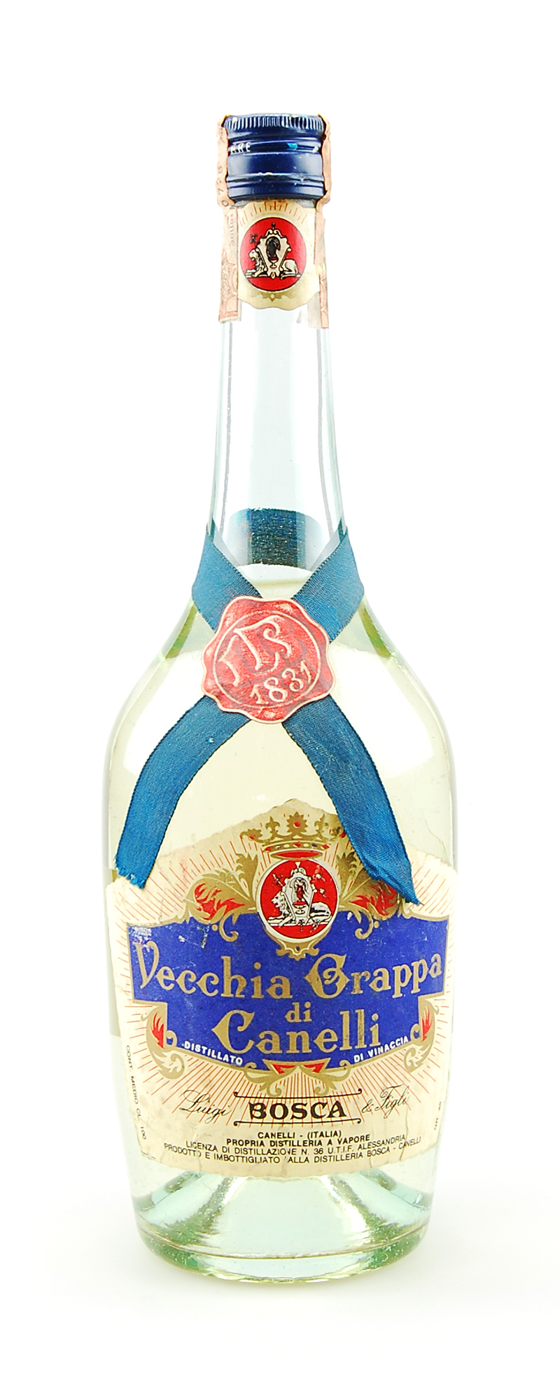 Grappa 1964 Bosca Vecchia Grappa di Canelli