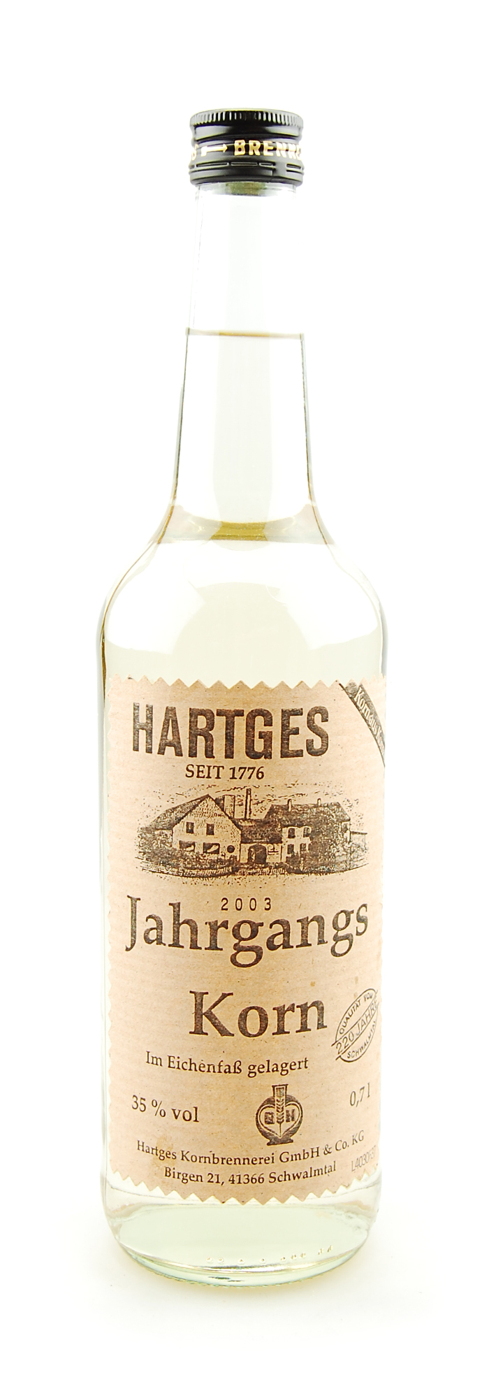 Korn 2003 Hartges Jahrgangs-Korn