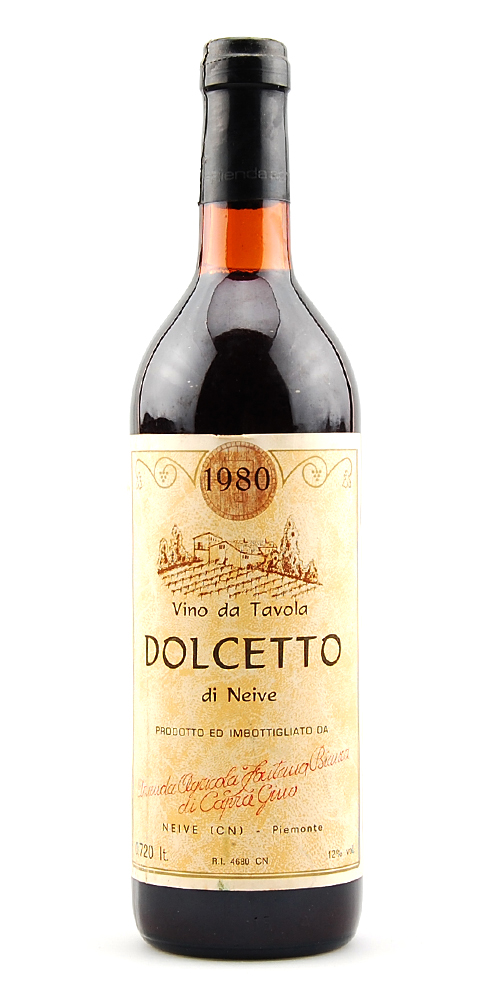 Wein 1980 Dolcetto d´Neive Fontana Bianco